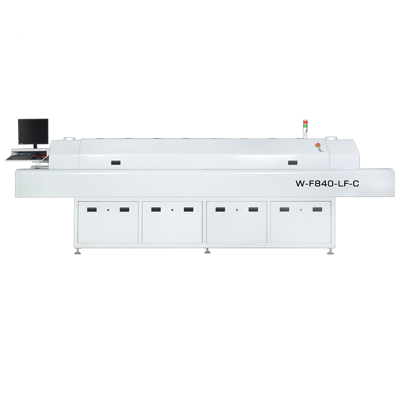 HCT-F840-LF-C Middle-Sized 8 Zones Hot Air Reflow Soldering Machine