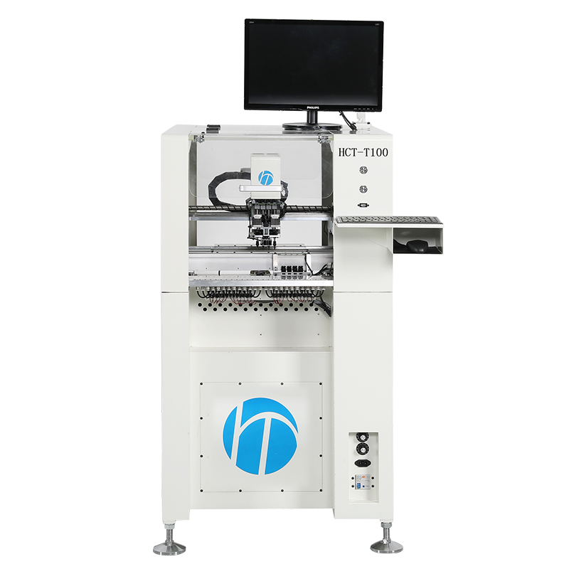 HCT-T100 Small 4 Heads SMD Pick and Place Machine